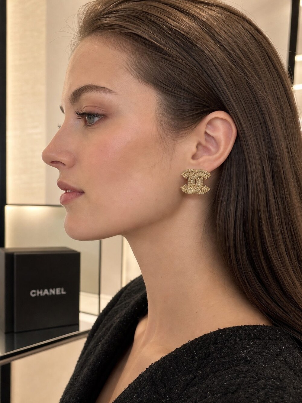 CHANEL Classic Parisian Earrings Style 9 | New with Box - Picture 9 of 9